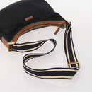 GUCCI GG Supreme GG Canvas Tote Bag PVC Nylon 4 Set Black Navy blue Auth 176444-17