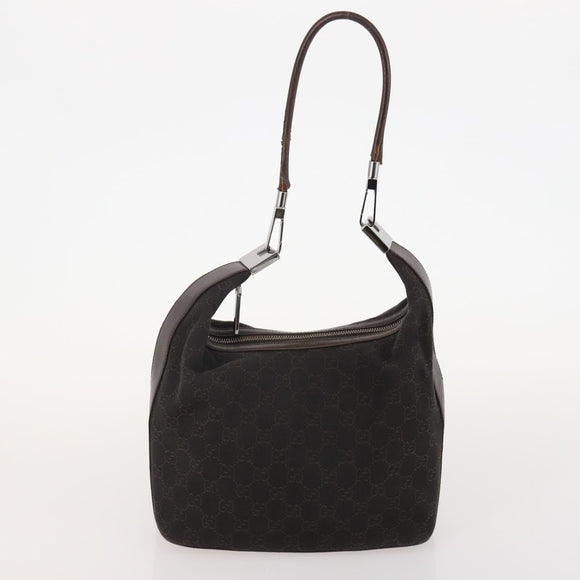 GUCCI GG Supreme GG Canvas Tote Bag PVC Nylon 4 Set Black Navy blue Auth 176444