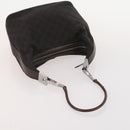 GUCCI GG Supreme GG Canvas Tote Bag PVC Nylon 4 Set Black Navy blue Auth 176444-23