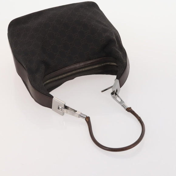 GUCCI GG Supreme GG Canvas Tote Bag PVC Nylon 4 Set Black Navy blue Auth 176444