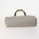 GUCCI GG Supreme GG Canvas Tote Bag PVC Nylon 4 Set Black Navy blue Auth 176444-6