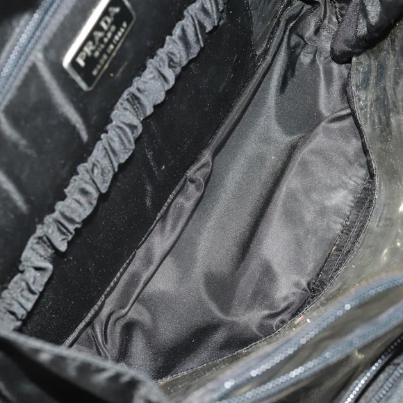 PRADA Shoulder Bag Nylon 3 Set 2way Navy Black Auth 176447
