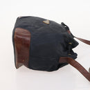 PRADA Shoulder Bag Nylon 3 Set 2way Navy Black Auth 176447-21