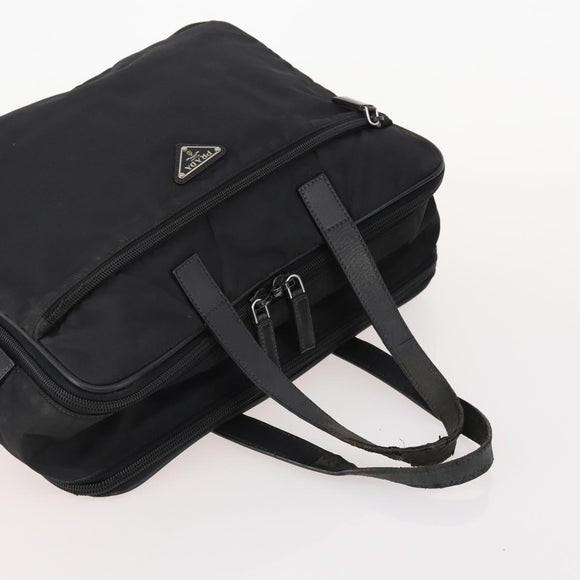 PRADA Shoulder Bag Nylon 3 Set 2way Navy Black Auth 176447