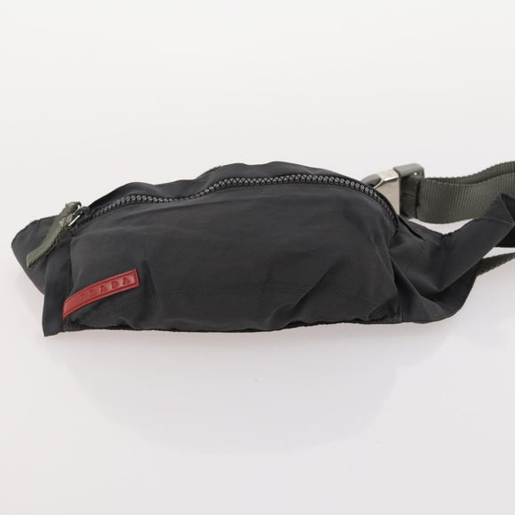 PRADA Sports Line Hand Bag Nylon 3 Set 2way Beige Black Gray Auth 176448