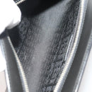 CARTIER Must Line Hand Bag Leather 4 Set Bordeaux Black Auth 176449-14