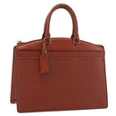 LOUIS VUITTON Epi Riviera Hand Bag Brown M48183 LV Auth 176461-1