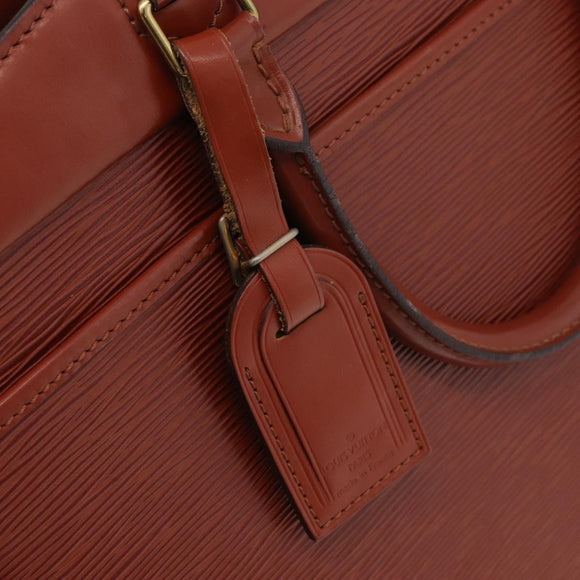 LOUIS VUITTON Epi Riviera Hand Bag Brown M48183 LV Auth 176461