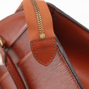 LOUIS VUITTON Epi Riviera Hand Bag Brown M48183 LV Auth 176461-19