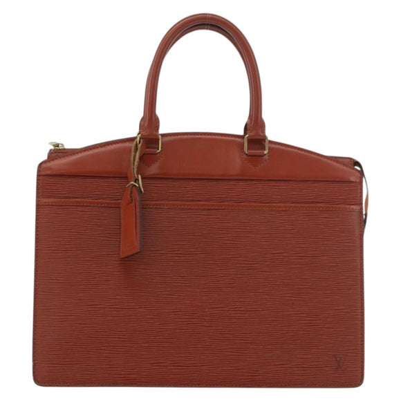 LOUIS VUITTON Epi Riviera Hand Bag Brown M48183 LV Auth 176461