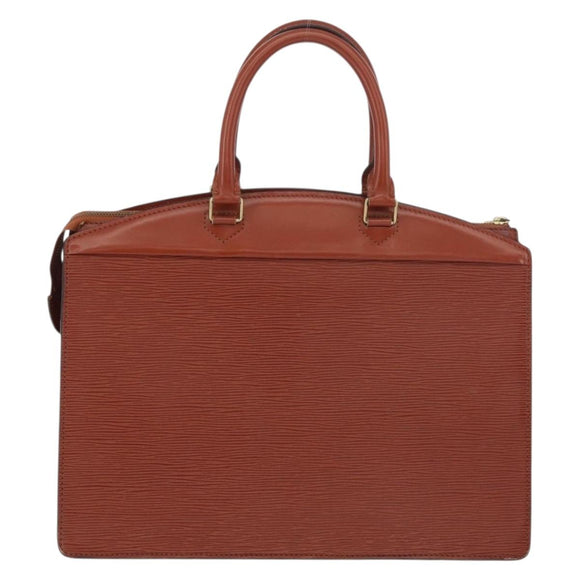 LOUIS VUITTON Epi Riviera Hand Bag Brown M48183 LV Auth 176461
