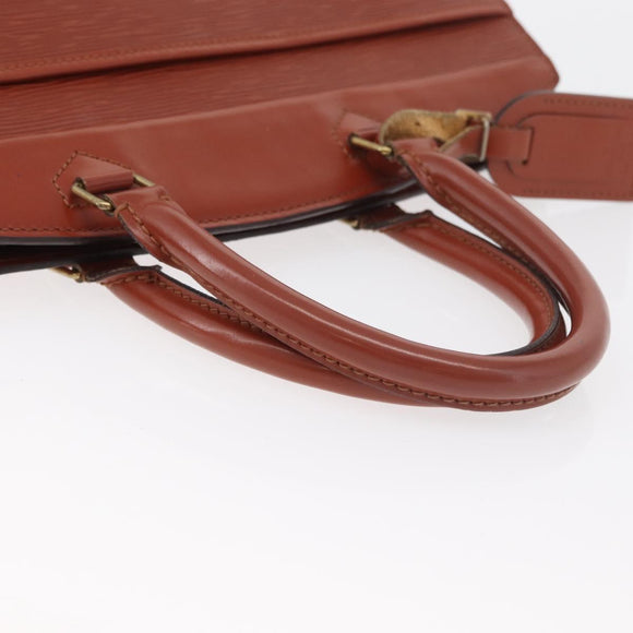 LOUIS VUITTON Epi Riviera Hand Bag Brown M48183 LV Auth 176461