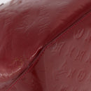LOUIS VUITTON Monogram Vernis Bellevue GM Bag Pomme D'amour M93587 Auth 176466-15