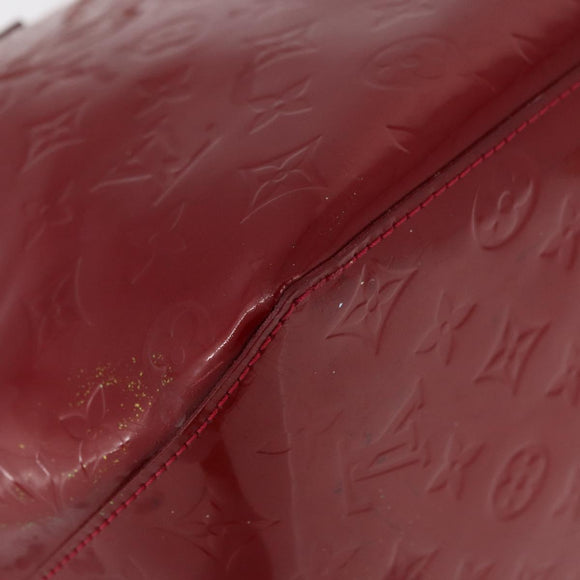 LOUIS VUITTON Monogram Vernis Bellevue GM Bag Pomme D'amour M93587 Auth 176466