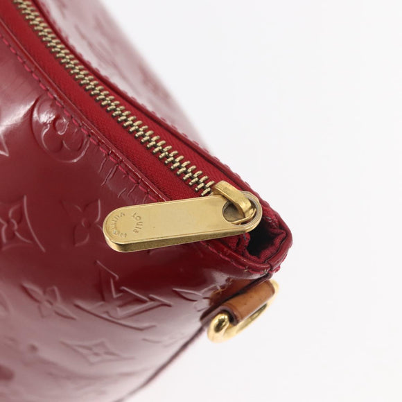 LOUIS VUITTON Monogram Vernis Bellevue GM Bag Pomme D'amour M93587 Auth 176466