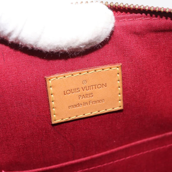 LOUIS VUITTON Monogram Vernis Bellevue GM Bag Pomme D'amour M93587 Auth 176466