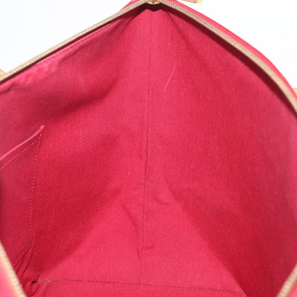 LOUIS VUITTON Monogram Vernis Bellevue GM Bag Pomme D'amour M93587 Auth 176466