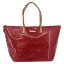 LOUIS VUITTON Monogram Vernis Bellevue GM Bag Pomme D'amour M93587 Auth 176466-13