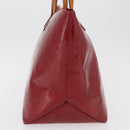 LOUIS VUITTON Monogram Vernis Bellevue GM Bag Pomme D'amour M93587 Auth 176466-3