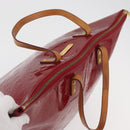 LOUIS VUITTON Monogram Vernis Bellevue GM Bag Pomme D'amour M93587 Auth 176466-6