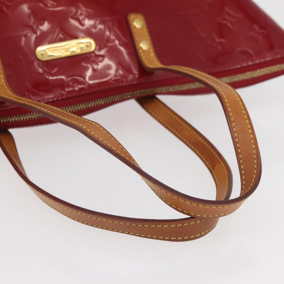 LOUIS VUITTON Monogram Vernis Bellevue GM Bag Pomme D'amour M93587 Auth 176466
