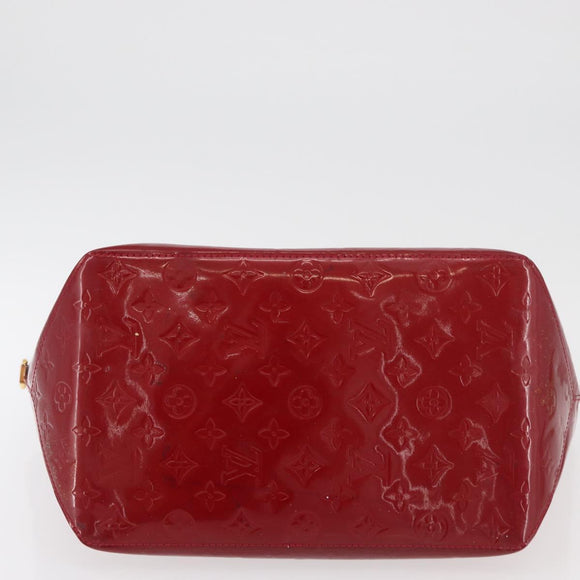 LOUIS VUITTON Monogram Vernis Bellevue GM Bag Pomme D'amour M93587 Auth 176466