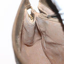GUCCI GG Supreme Web Sherry Line Bag PVC Beige Gold 10 02 024 Auth 176473-23