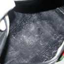 GUCCI GG Supreme Web Sherry Line Boston Bag PVC Black Gold 40 02 006 Auth 176475-11