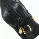 GUCCI GG Canvas Web Sherry Line Shoulder Bag Black Gold Red 010 378 Auth 176476A-10