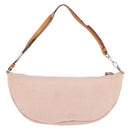 PRADA Accessory Pouch Canvas Pink Silver Auth 176484-2