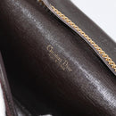 Christian Dior Trotter Canvas Chain Shoulder Bag Brown Gold Auth 176488-16