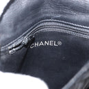 CHANEL Matelasse Chain Shoulder Bag Lamb Skin Black Gold CC Auth 176495-21