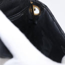 CHANEL Matelasse Chain Shoulder Bag Lamb Skin Black Gold CC Auth 176495-22