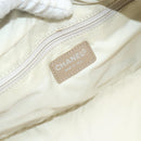 CHANEL New Travel line Shoulder Bag Beige CC Auth 176498-15