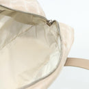 CHANEL New Travel line Shoulder Bag Beige CC Auth 176498-17
