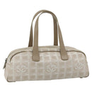 CHANEL New Travel line Shoulder Bag Beige CC Auth 176498-1