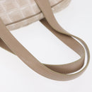 CHANEL New Travel line Shoulder Bag Beige CC Auth 176498-7