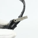 FENDI Shoulder Bag Nylon Black Silver Auth 176499A-9