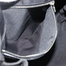 FENDI Shoulder Bag Nylon Black Silver Auth 176499A-21