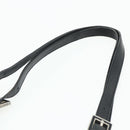 FENDI Shoulder Bag Nylon Black Silver Auth 176499A-14