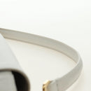 FENDI Drawing Mamma Baguette Schoudertas Canvas Wit Goud Origineel 176502SM-15