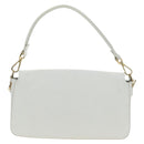 FENDI Drawing Mamma Baguette Schoudertas Canvas Wit Goud Origineel 176502SM-2