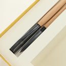 FENDI Drawing Mamma Baguette Schoudertas Canvas Wit Goud Origineel 176502SM-35