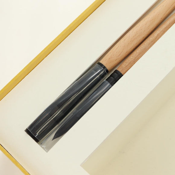 FENDI Drawing Mamma Baguette Schoudertas Canvas Wit Goud Origineel 176502SM