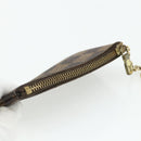 LOUIS VUITTON Damier Ebene Pochette Cles Coin Purse N62658 LV Auth 176507-5