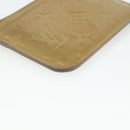 LOUIS VUITTON Vernis Pochette Cles NM Coin Purse Beige Poodle M91763 Auth 176508-16