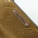 LOUIS VUITTON Vernis Pochette Cles NM Coin Purse Beige Poodle M91763 Auth 176508-17