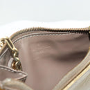 LOUIS VUITTON Vernis Pochette Cles NM Coin Purse Beige Poodle M91763 Auth 176508-10