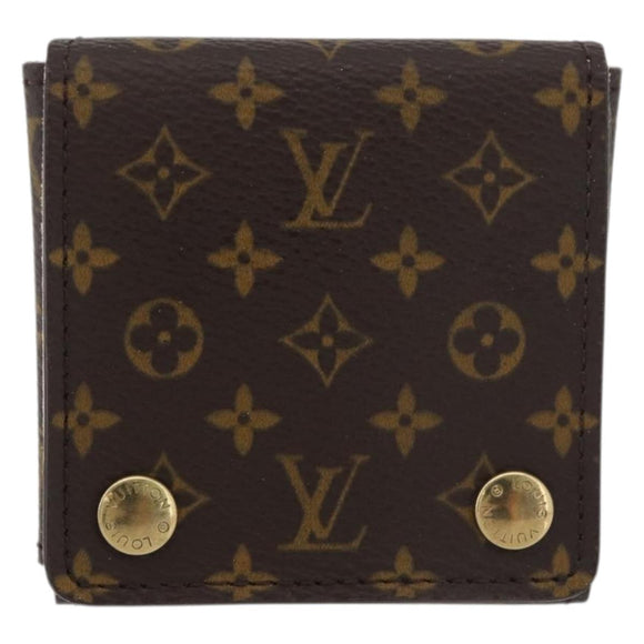 LOUIS VUITTON Monogram Jewelry case Jewelry Box LV Auth 176511
