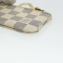 LOUIS VUITTON Damier Azur Pochette Cles Coin Purse N62659 LV Auth 176512-11